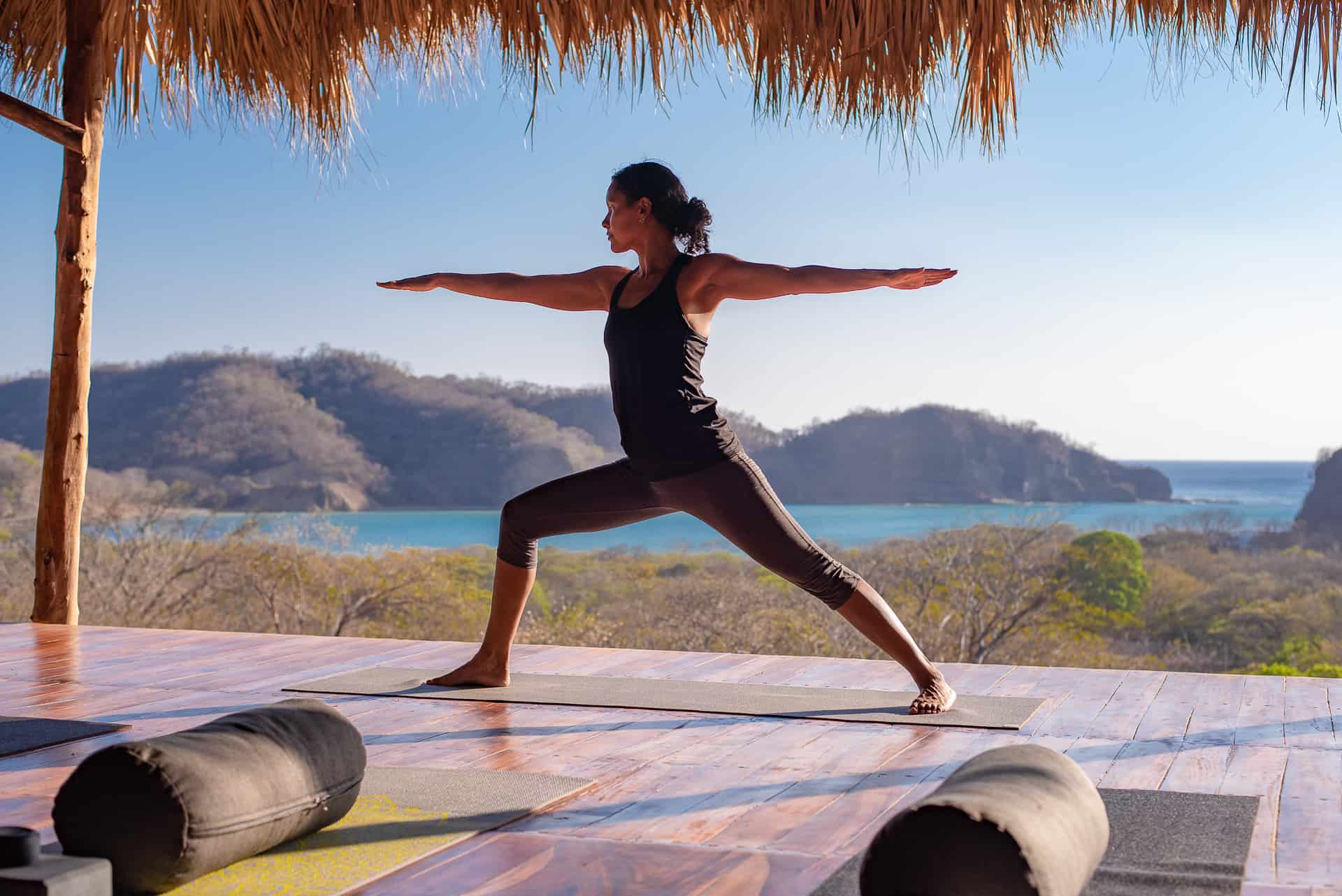 yoga deck pose