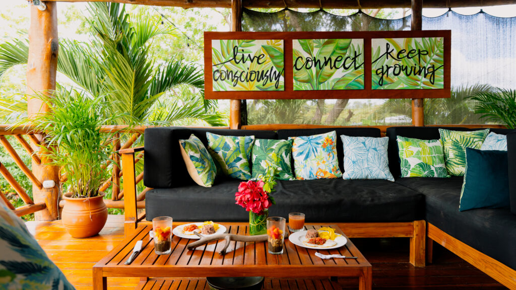 values in the rancho, the communal area of Eden on the Chocolata